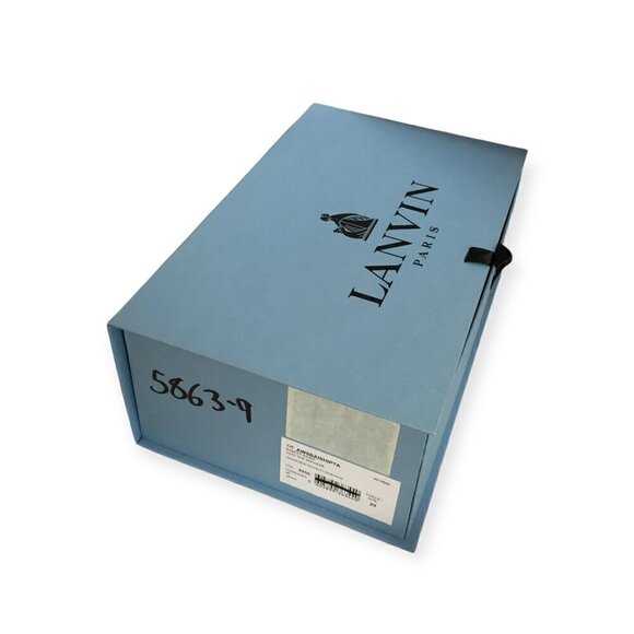 Lanvin suede sneakers‎ with lizard cap toe,  size 39EU, Pink/Red - Picture 9 of 11